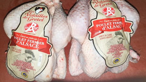 Les poulets fermier